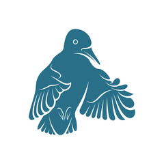 Kingfisher Bird design vector illustration, Creative Kingfisher Bird logo design concepts template, icon symbol