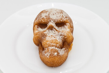 Mexican Day of the Dead Sweet Bread Skull