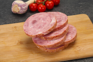 Natural ham made from pork