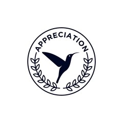 Humming Bird Logo design