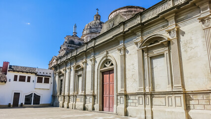 Fototapeta na wymiar La Merced Church dating from 1534 in the colonial city of Granada, Nicaragua, Central America