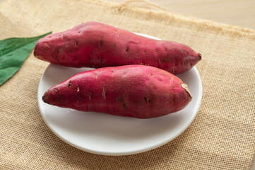 洗った生の紅あずま