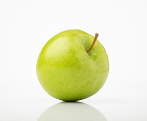 Green apple isolated on white