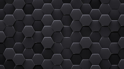 Dark textured background. Frosted cells. Shiny edges.