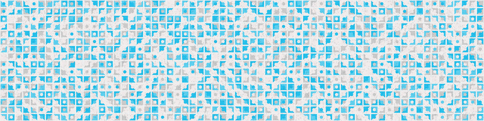 Abstract Geometric Pattern generative computational art illustration