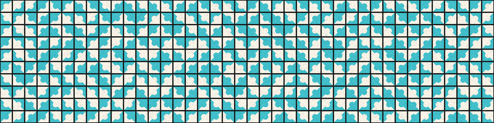 Fototapeta premium Abstract Geometric Pattern generative computational art illustration