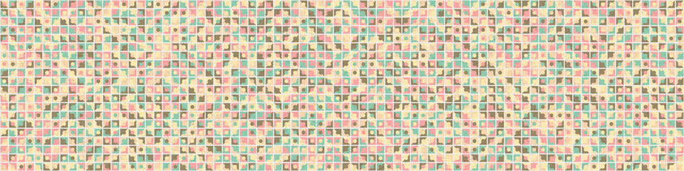 Abstract Geometric Pattern generative computational art illustration