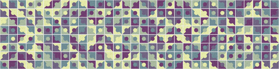 Abstract Geometric Pattern generative computational art illustration