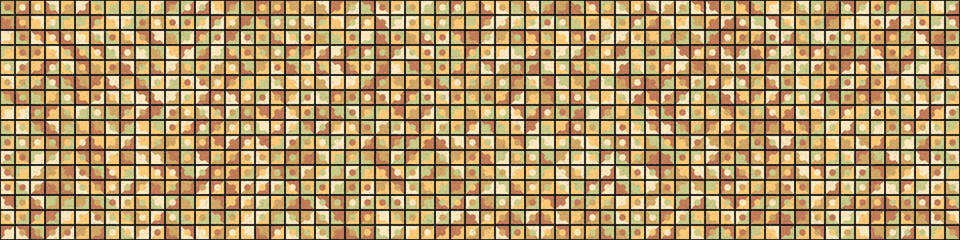 Abstract Geometric Pattern generative computational art illustration