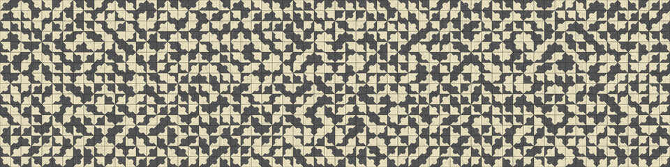 Abstract Geometric Pattern generative computational art illustration