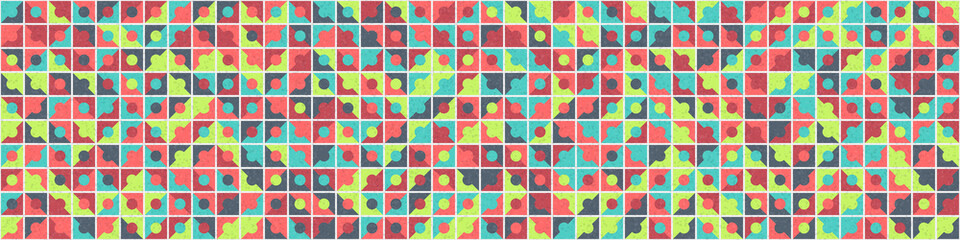 Abstract Geometric Pattern generative computational art illustration