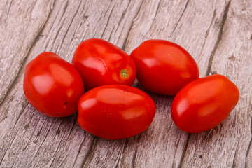 Red bright tasty tomato heap