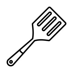 kitchen elements design, spatula icon, line style