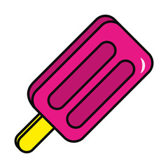 ice lolly icon, colorful design