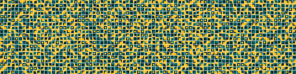 Fototapeta premium Abstract Geometric Pattern generative computational art illustration