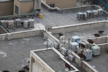 roofs of Tehran city