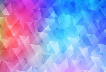 Light Multicolor vector template with rhombus.