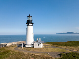 lighthouse on the coast of oregon, USA