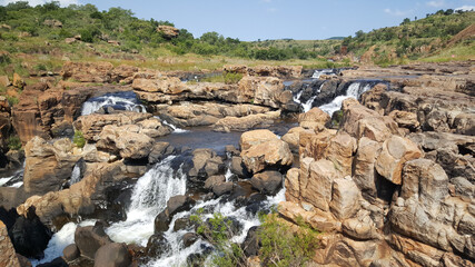 Waterfall at Bourke's Luck Potholes