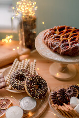 Christmas sweets on the table