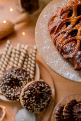 Christmas sweets on the table