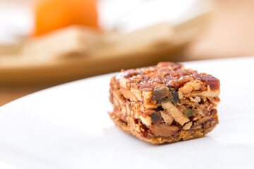 Oriental sweets on a white background