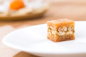 Oriental sweets on a white background