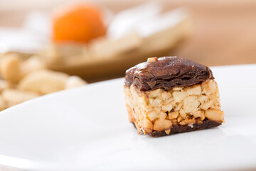 Oriental sweets on a white background