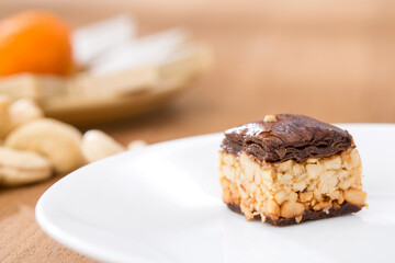 Oriental sweets on a white background