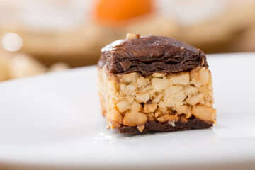 Oriental sweets on a white background