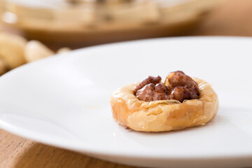 Oriental sweets on a white background