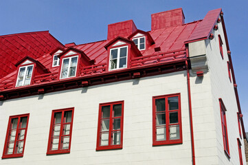 Quebec; Canada- june 25 2018 : the old city