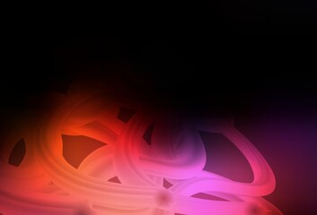 Dark Blue, Red vector colorful blur backdrop.