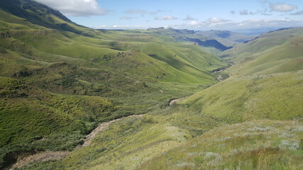 Fototapeta na wymiar The Drakensberg Mountain Range