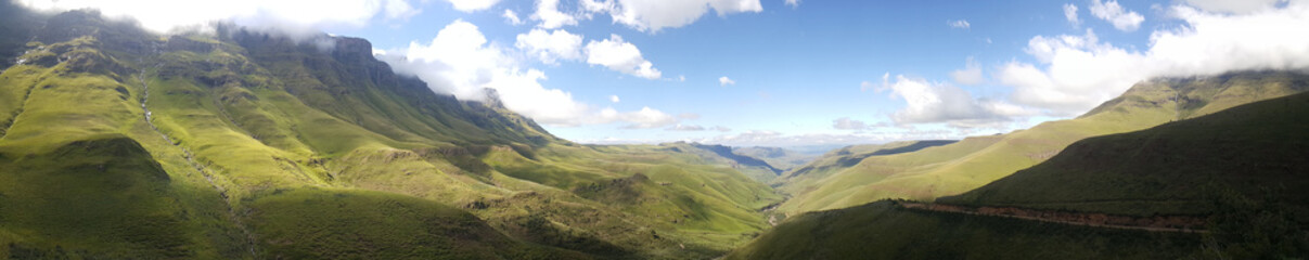 The Drakensberg Mountain Range panorama