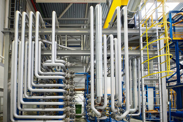 rows of pipes