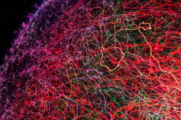 beautiful colorful bright light painting