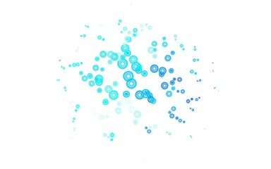 Light BLUE vector texture with disks.