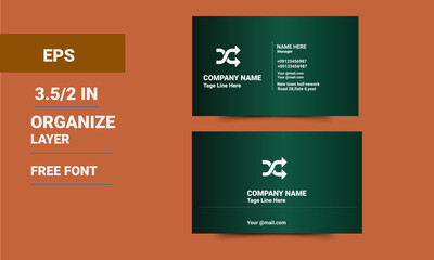 creative business card template. Portrait and landscape orientation. Horizontal and vertical layout. Vector illustration 