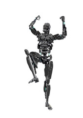 master cyber robot is so angry