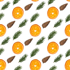 Christmas seamless pattern background