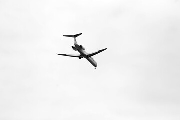 airplane in the sky
