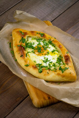 georgian baked pie with egg