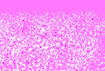 Light Purple, Pink vector abstract design with leaves.