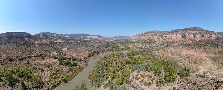 Rio Chama River Valley Panorama