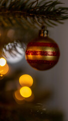 Fototapeta premium christmas tree decorations