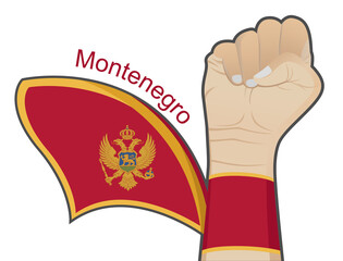 The spirit of struggle to defend the country by raising the national flag of Montenegro