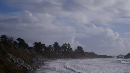 Rock island in the ocean