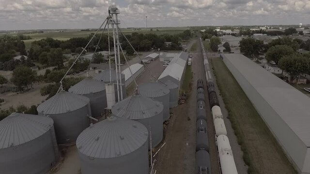 Train Passing Through Industrial Town 2.7k
