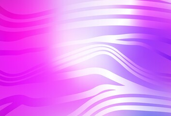 Light Purple, Pink vector background with wry lines.